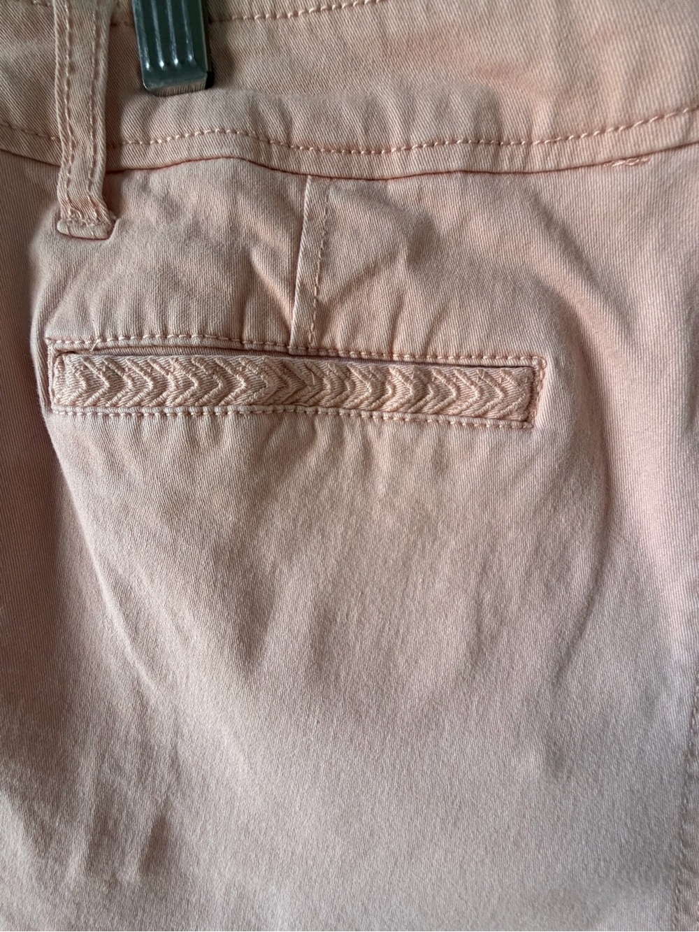 Market & Spruce Pink Chino Shorts | 3" Inseam | Stretch Casual | Women's 12 - Picture 7 of 8